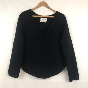 Aritzia Babaton Black Wool Pullover Sweater Sz M